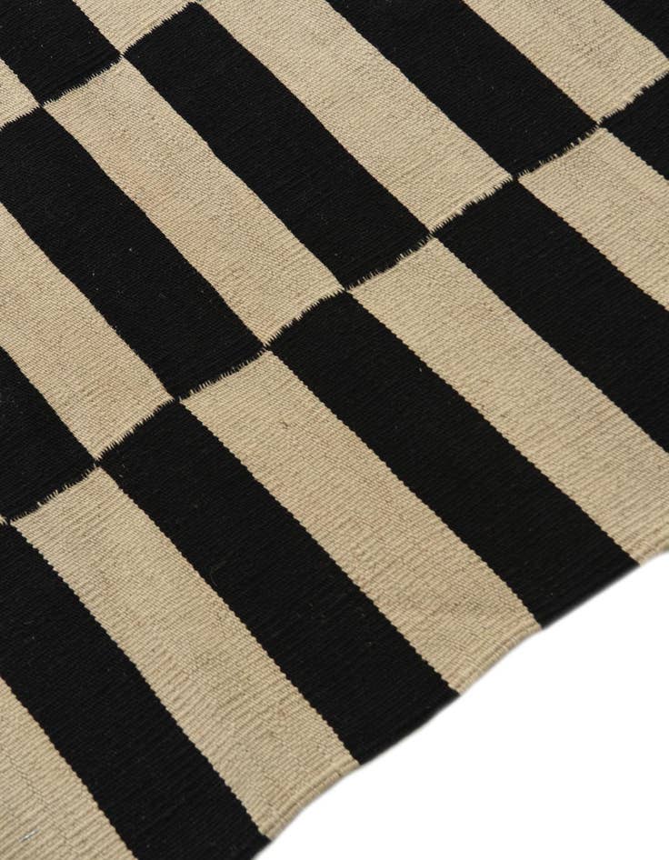 Detail image of  2' 8 x 3' 9  Hand Woven Kilim Modern Wool Rug