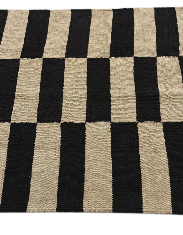 Detail image of  2' 8 x 3' 9  Hand Woven Kilim Modern Wool Rug
