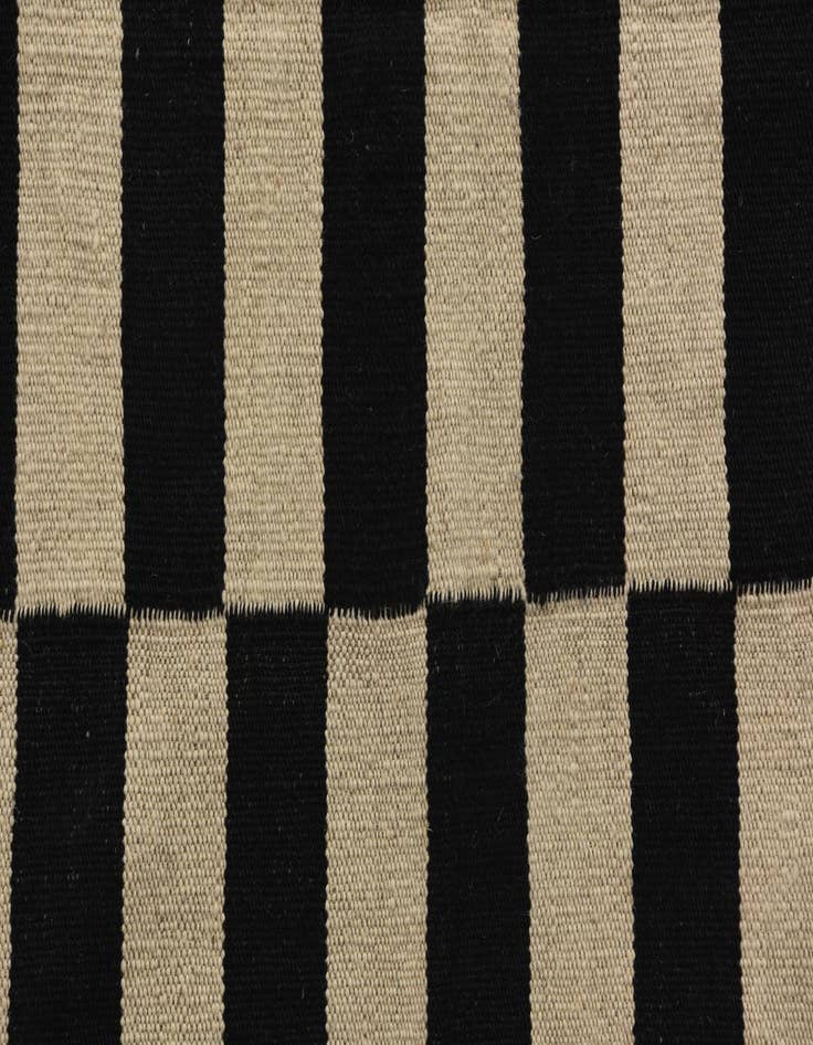 Detail image of  3' 4 x 4' 8  Hand Woven Kilim Modern Wool Rug