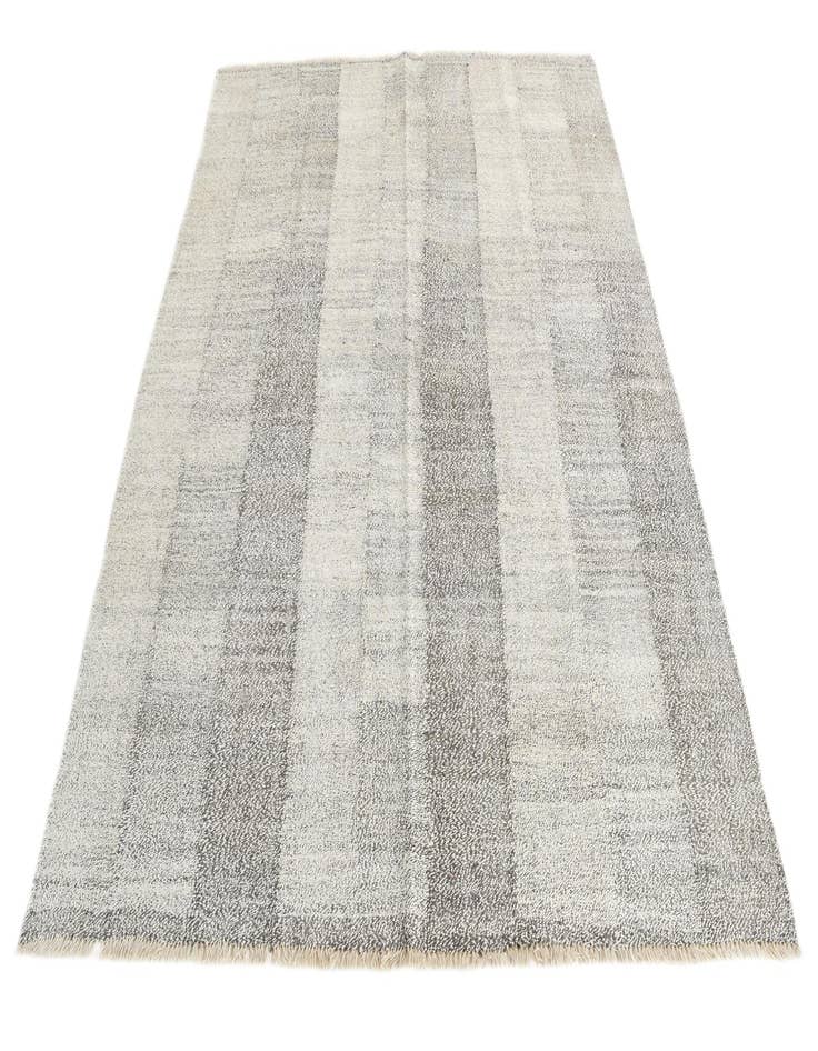 Detail image of  6' 1 x 7' 6  Hand Woven Kilim Modern Wool Rug