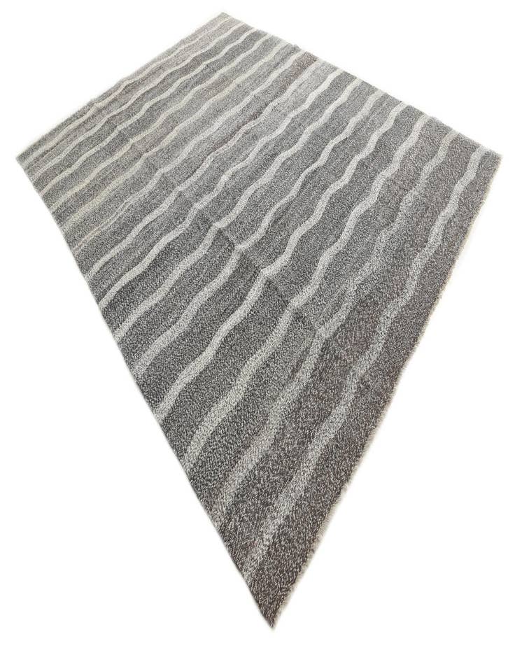 Detail image of  9' 1 x 11' 9  Hand Woven Kilim Modern Wool Rug