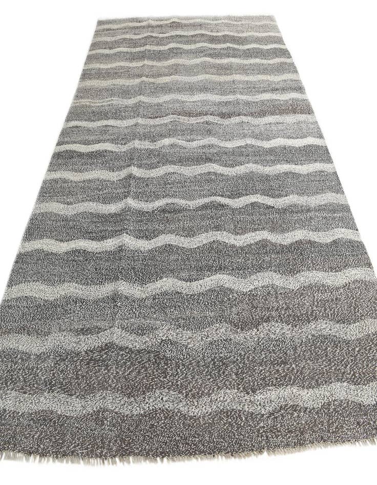 Detail image of  9' 1 x 11' 9  Hand Woven Kilim Modern Wool Rug