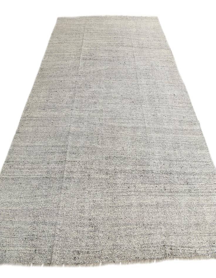 Detail image of  9' 4 x 11' 10  Hand Woven Kilim Modern Wool Rug