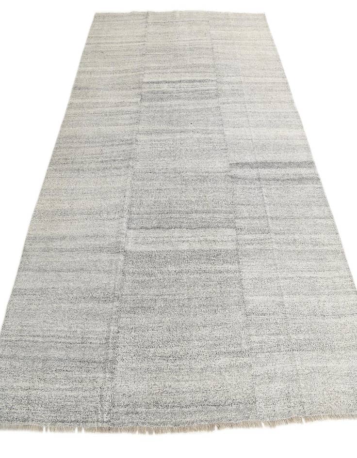 Detail image of  8' x 9' 10  Hand Woven Kilim Modern Wool Rug