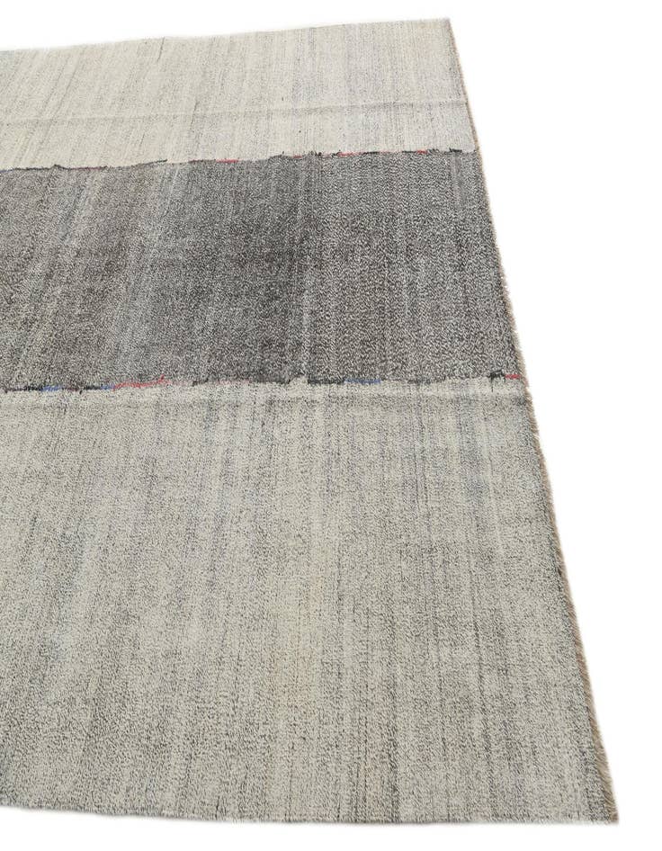 Detail image of  7' 10 x 9' 10  Hand Woven Kilim Modern Wool Rug