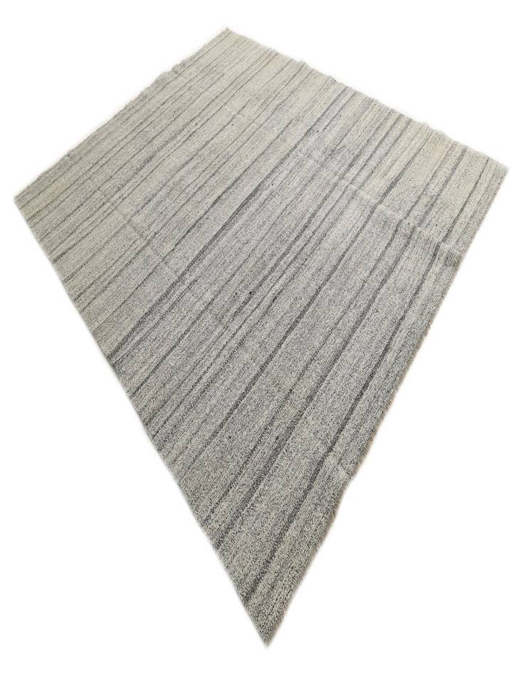 Detail image of  7' 10 x 9' 7  Hand Woven Kilim Modern Wool Rug