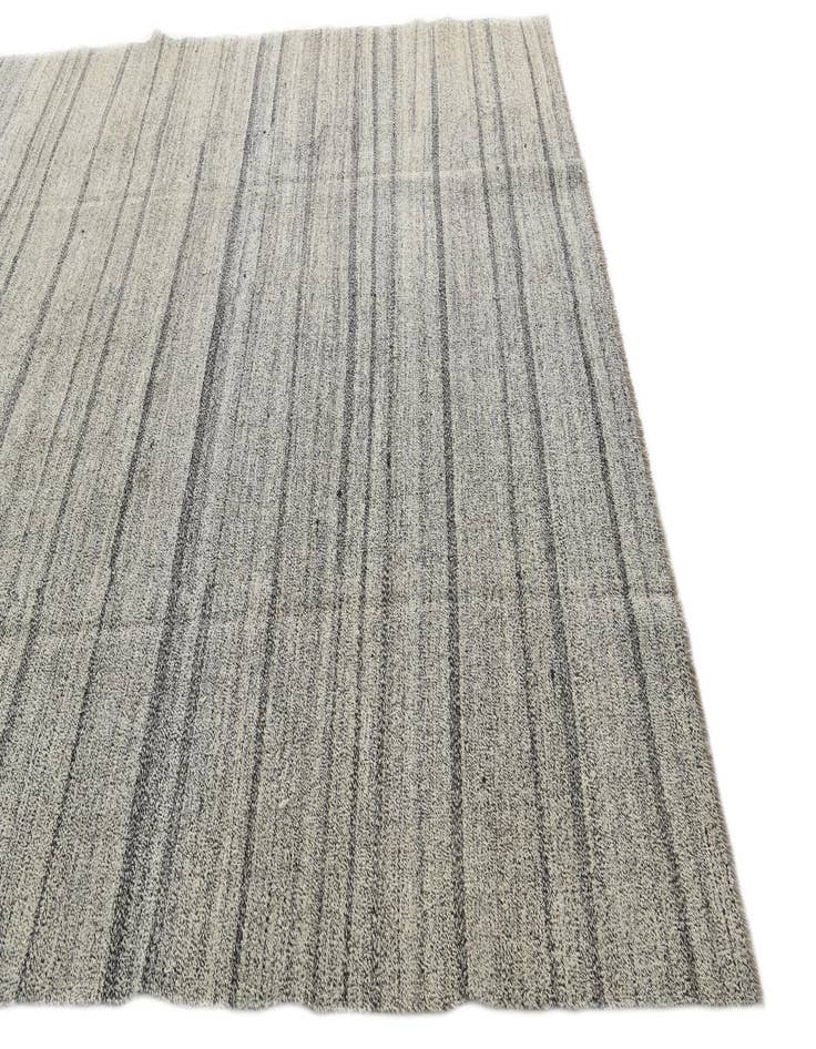 Detail image of  7' 10 x 9' 7  Hand Woven Kilim Modern Wool Rug