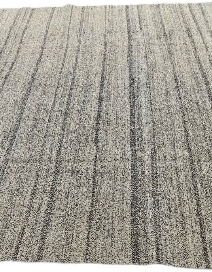 Detail image of  7' 10 x 9' 7  Hand Woven Kilim Modern Wool Rug