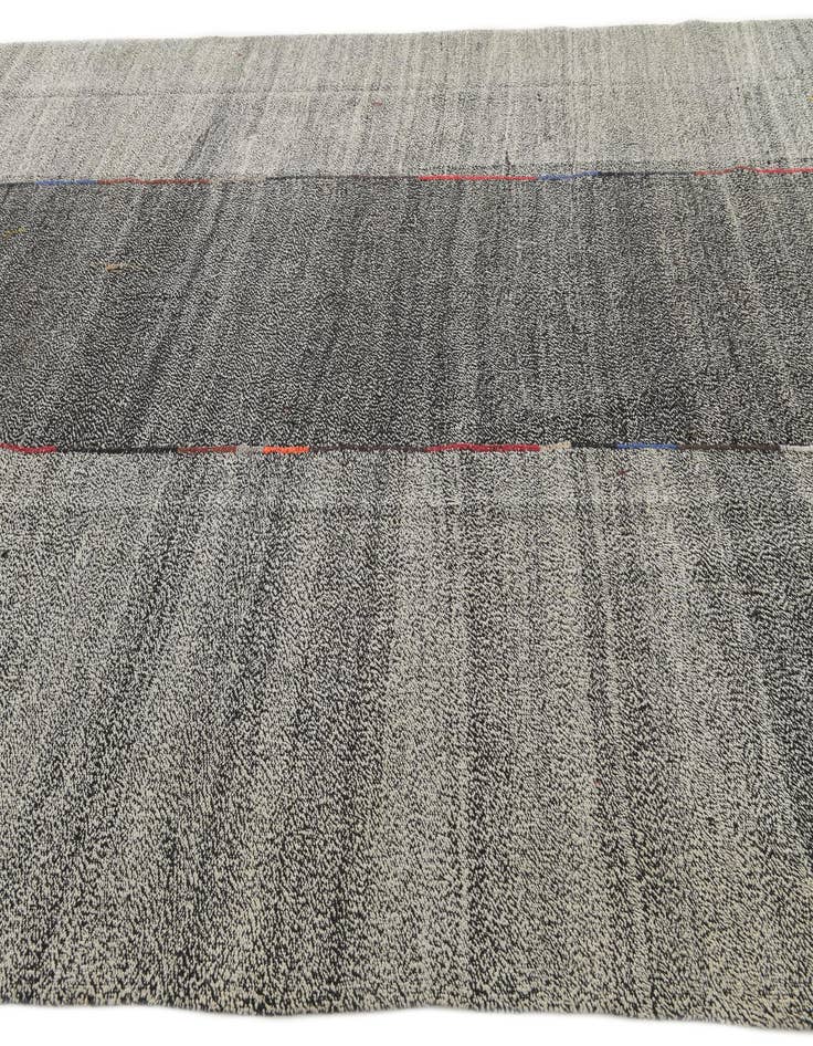 Detail image of  9' 2 x 11' 6  Hand Woven Kilim Modern Wool Rug