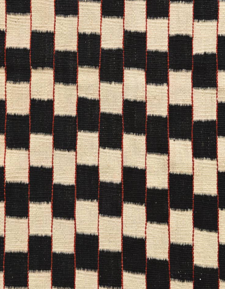 Detail image of  6' 6 x 9' 6  Hand Woven Kilim Modern Wool Rug