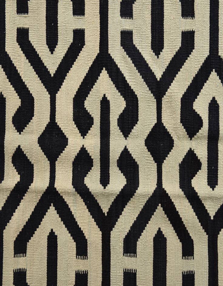 Detail image of  6' 9 x 9' 7  Hand Woven Kilim Modern Wool Rug