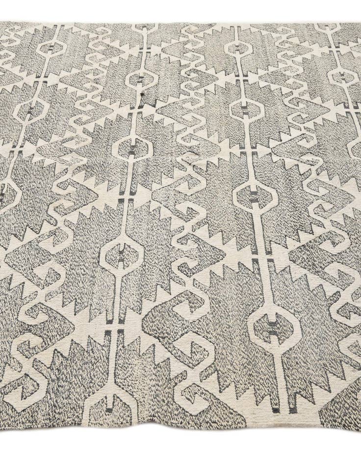 Detail image of  5' 7 x 7' 10  Hand Woven Kilim Modern Wool Rug