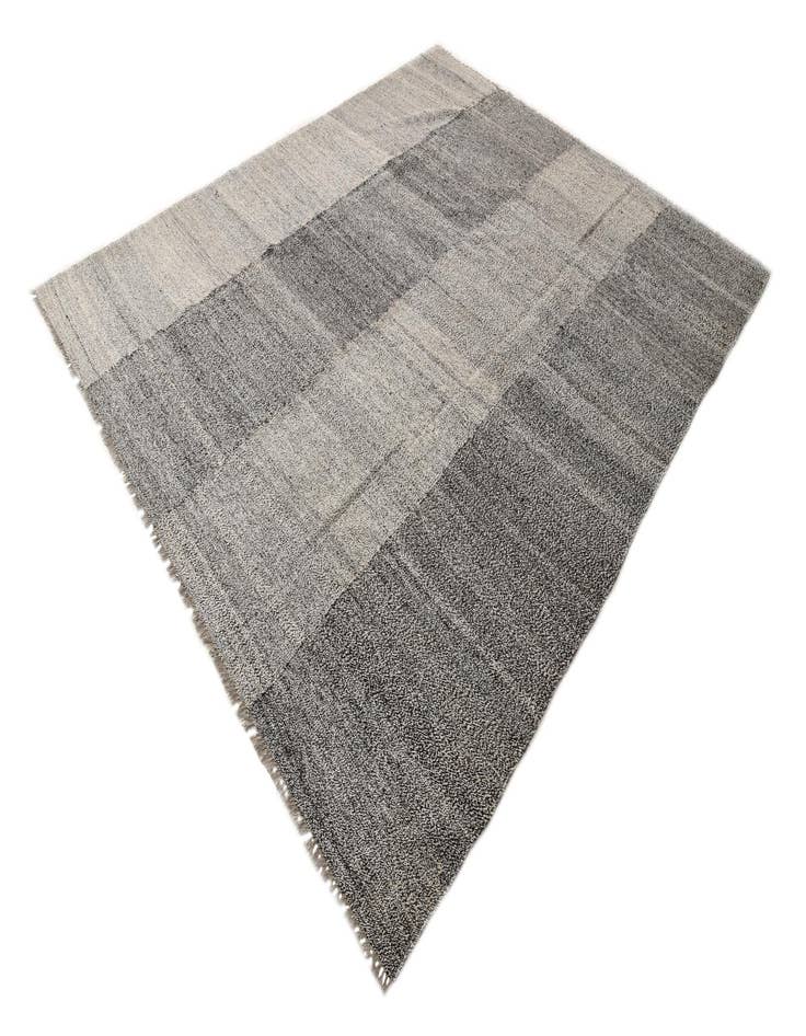 Detail image of  8' 5 x 9' 10  Hand Woven Kilim Modern Wool Rug