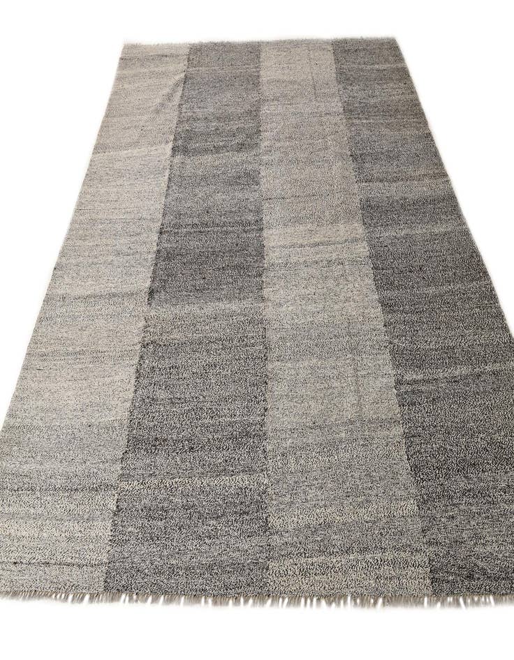 Detail image of  8' 5 x 9' 10  Hand Woven Kilim Modern Wool Rug