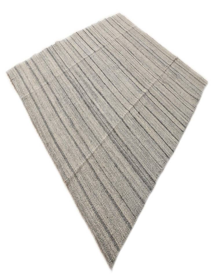 Detail image of  8' x 9' 5  Hand Woven Kilim Modern Wool Rug