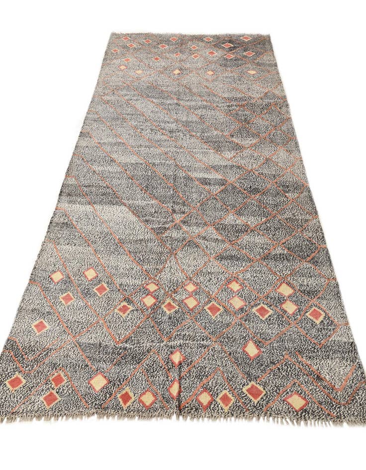 Detail image of  6' 6 x 9' 5  Hand Woven Kilim Modern Wool Rug