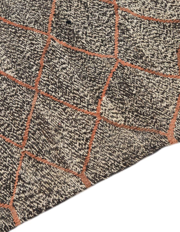 Detail image of  6' 6 x 9' 5  Hand Woven Kilim Modern Wool Rug