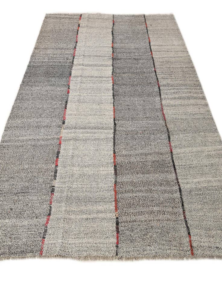 Detail image of  8' 6 x 9' 9  Hand Woven Kilim Modern Wool Rug
