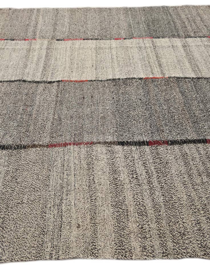 Detail image of  8' 6 x 9' 9  Hand Woven Kilim Modern Wool Rug