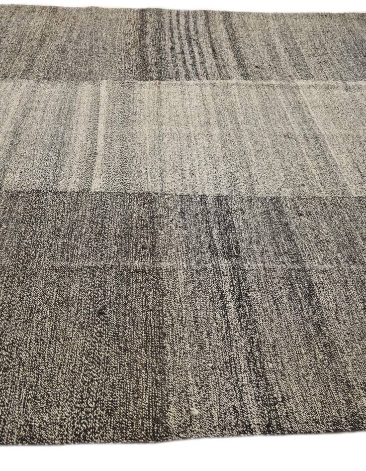 Detail image of  8' 2 x 9' 8  Hand Woven Kilim Modern Wool Rug