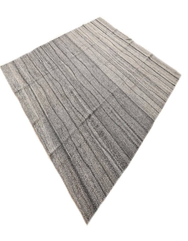 Detail image of  8' 8 x 10'  Hand Woven Kilim Modern Wool Rug