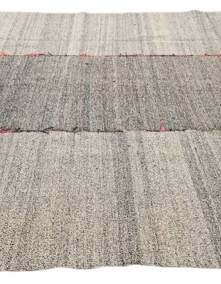 Detail image of  8' 2 x 9' 8  Hand Woven Kilim Modern Wool Rug