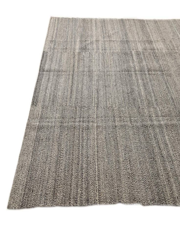 Detail image of  9' 1 x 11' 1  Hand Woven Kilim Modern Wool Rug