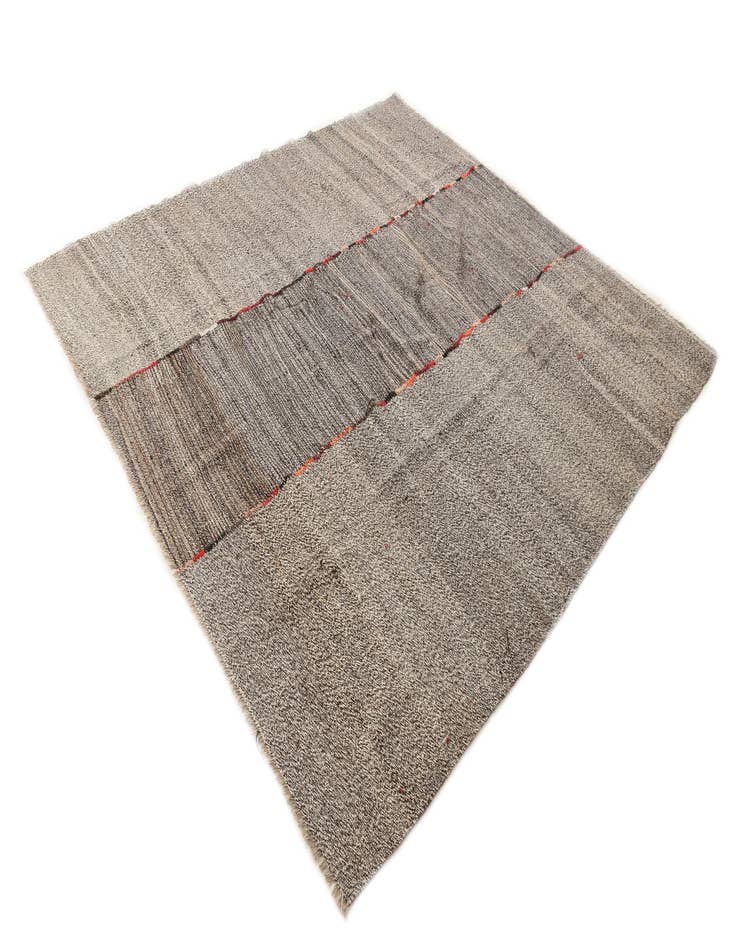 Detail image of  8' 8 x 9' 4  Hand Woven Kilim Modern Wool Rug