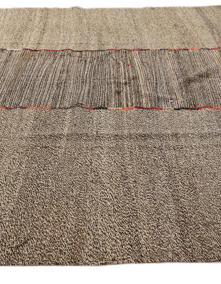 Detail image of  8' 8 x 9' 4  Hand Woven Kilim Modern Wool Rug