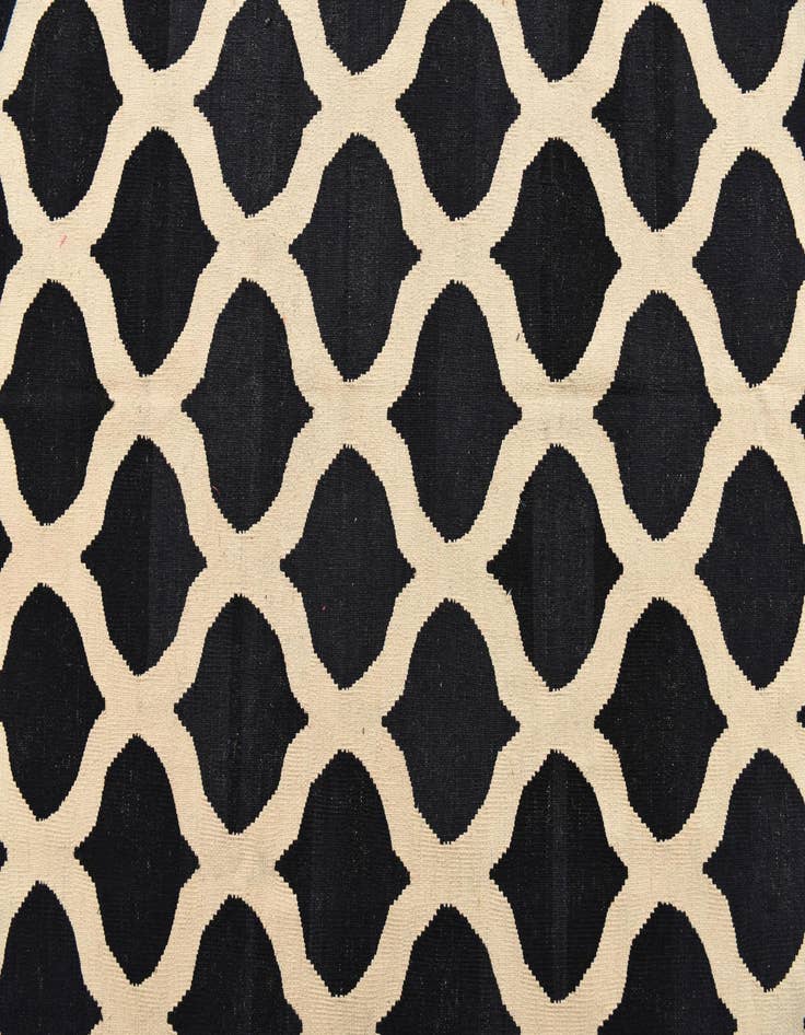 Detail image of  8' 7 x 9' 6  Hand Woven Kilim Modern Wool Rug