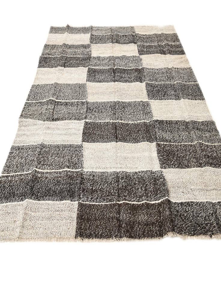 Detail image of  8' 1 x 9' 3  Hand Woven Kilim Modern Wool Rug