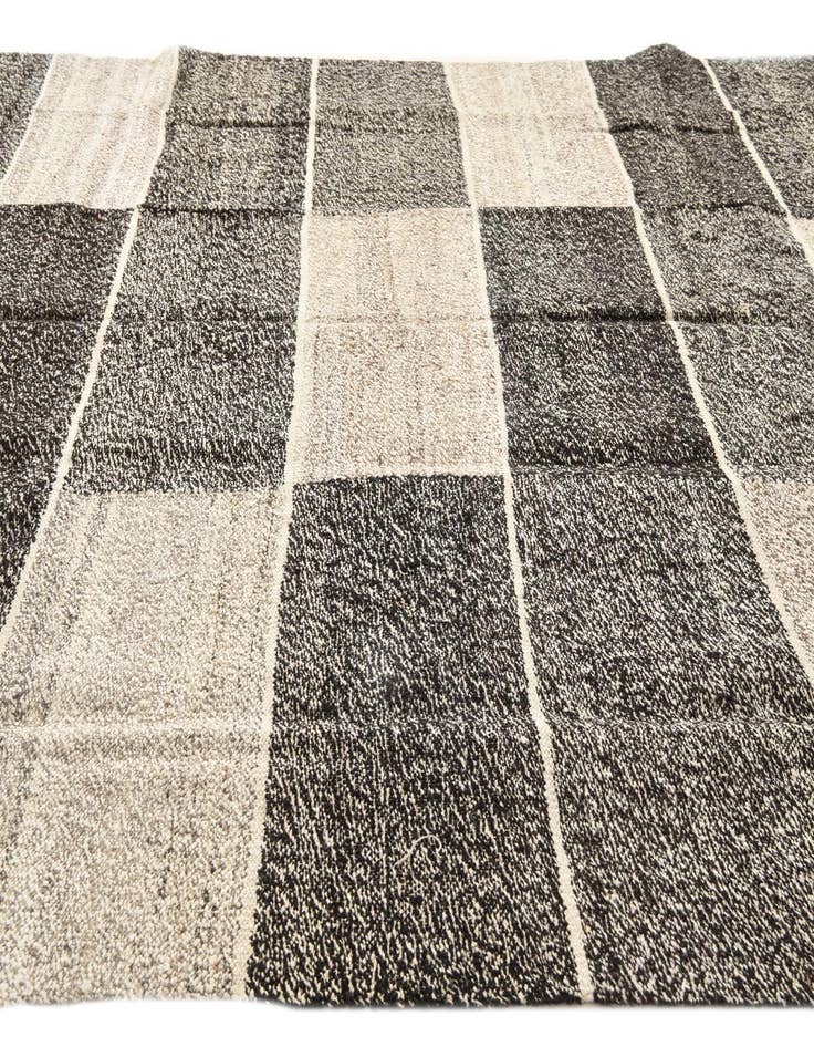 Detail image of  8' 1 x 9' 3  Hand Woven Kilim Modern Wool Rug