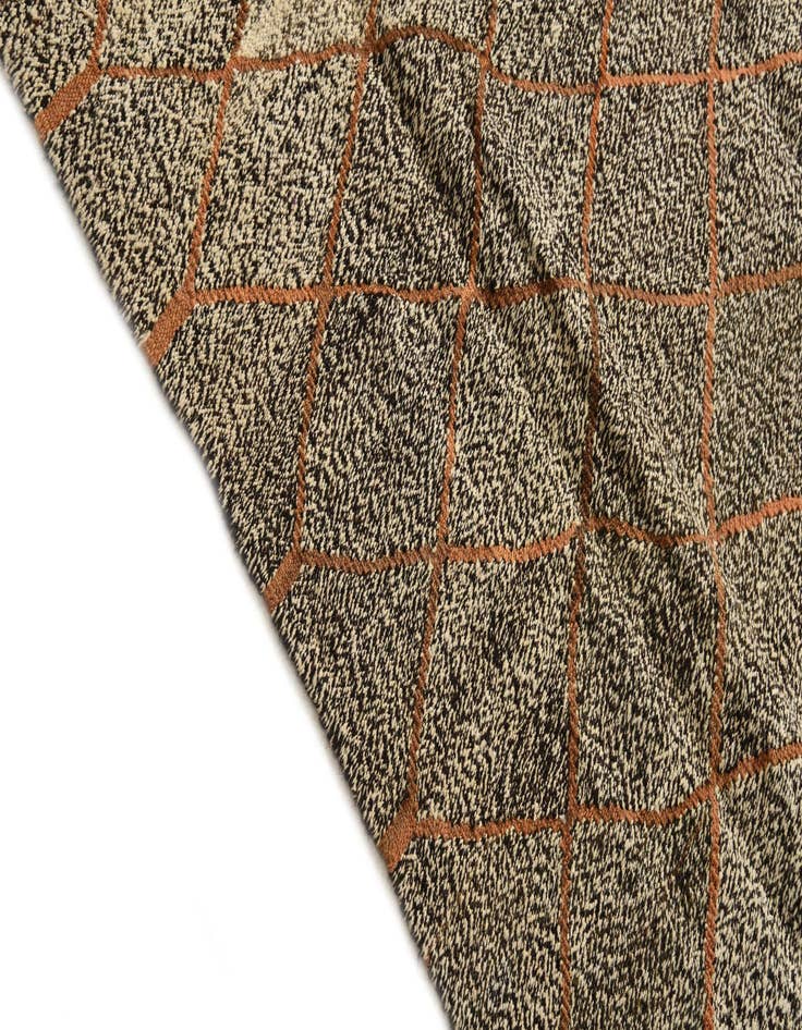 Detail image of  6' 11 x 9' 8  Hand Woven Kilim Modern Wool Rug