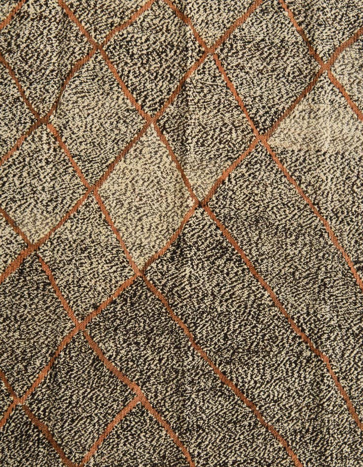 Detail image of  6' 11 x 9' 8  Hand Woven Kilim Modern Wool Rug