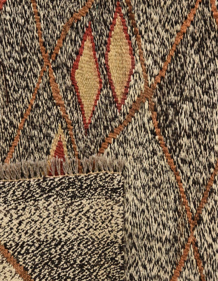 Detail image of  6' 11 x 9' 8  Hand Woven Kilim Modern Wool Rug
