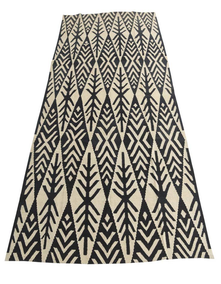 Detail image of  6' x 8' 6  Hand Woven Kilim Modern Wool Rug