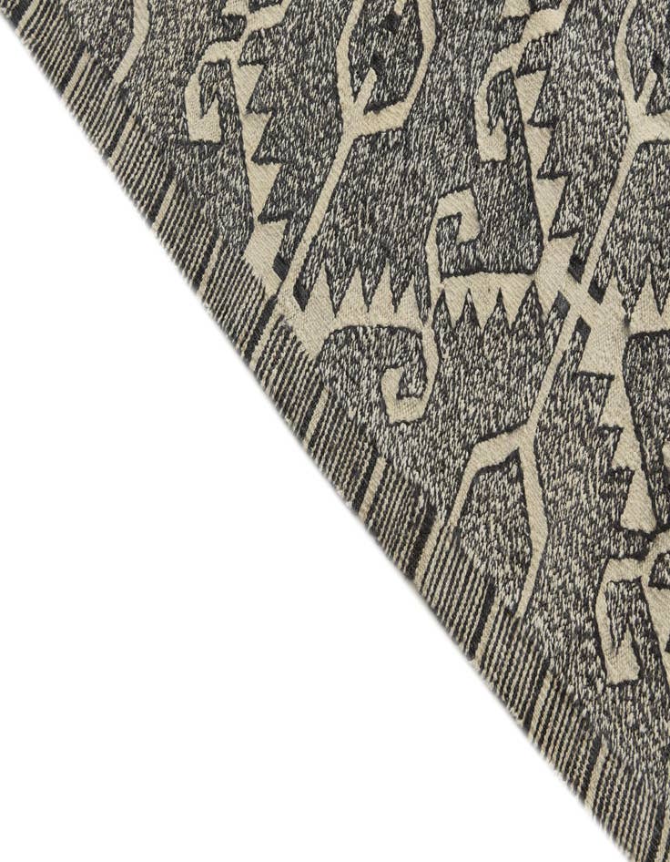 Detail image of  7' x 9' 4  Hand Woven Kilim Modern Wool Rug