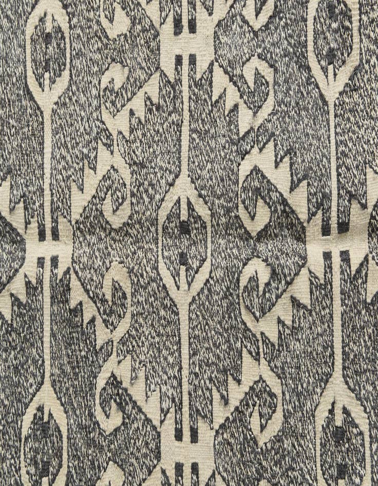 Detail image of  7' x 9' 4  Hand Woven Kilim Modern Wool Rug