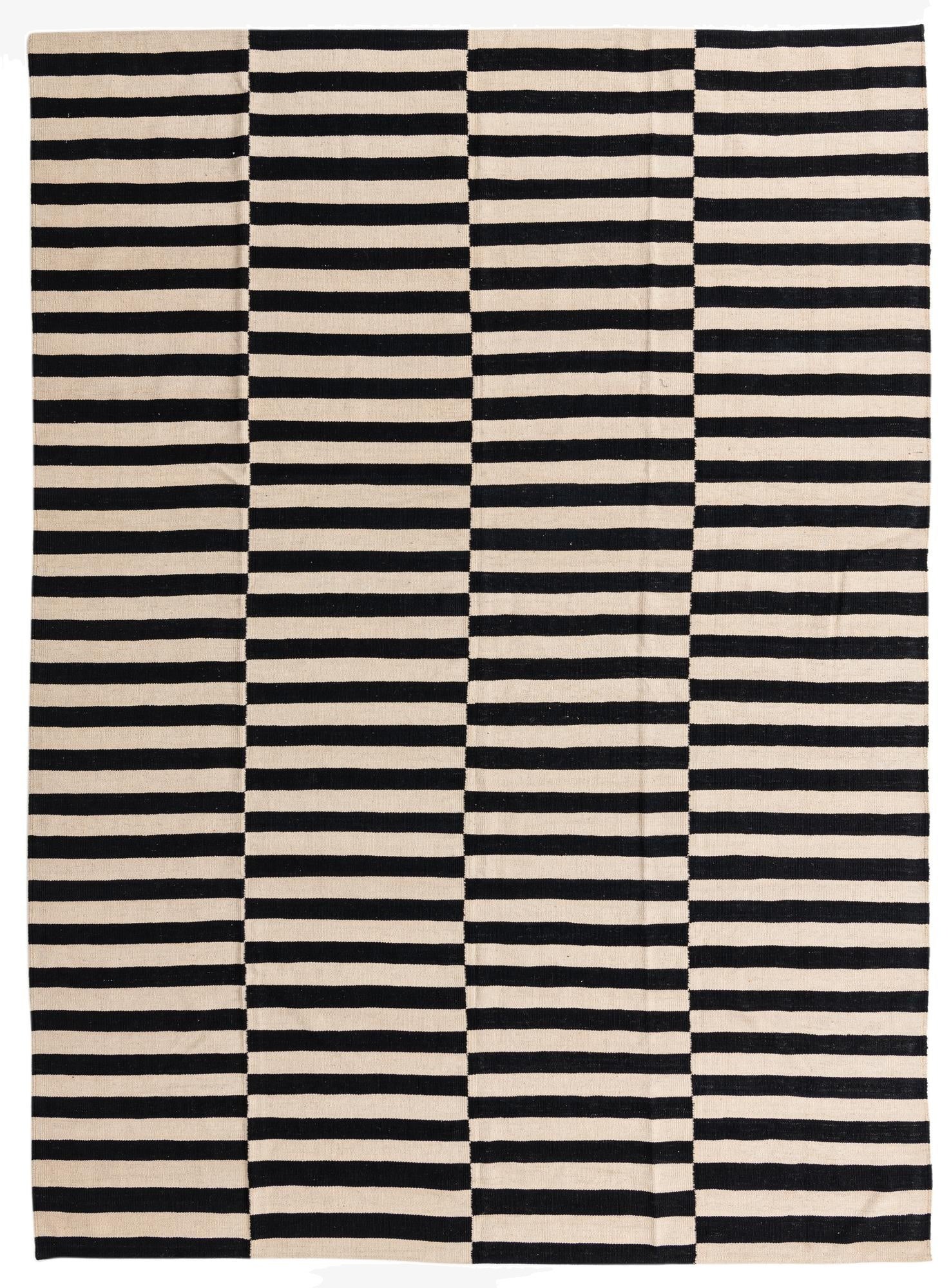  8' 2 x 11' 2  Hand Woven Kilim Modern Wool Rug