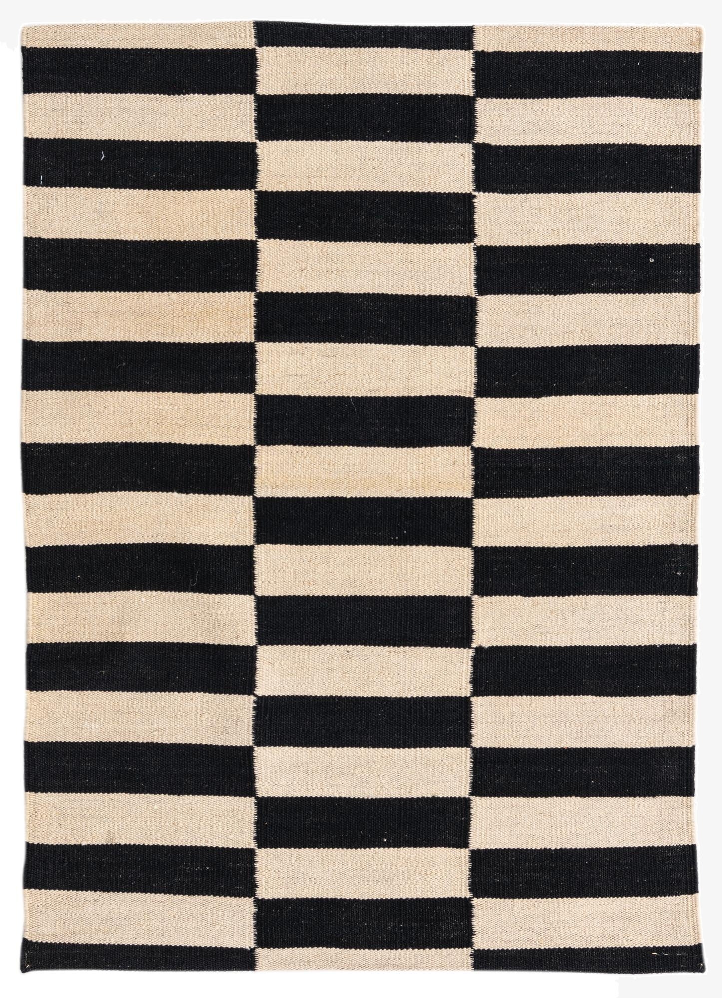  2' 9 x 3' 10  Hand Woven Kilim Modern Wool Rug