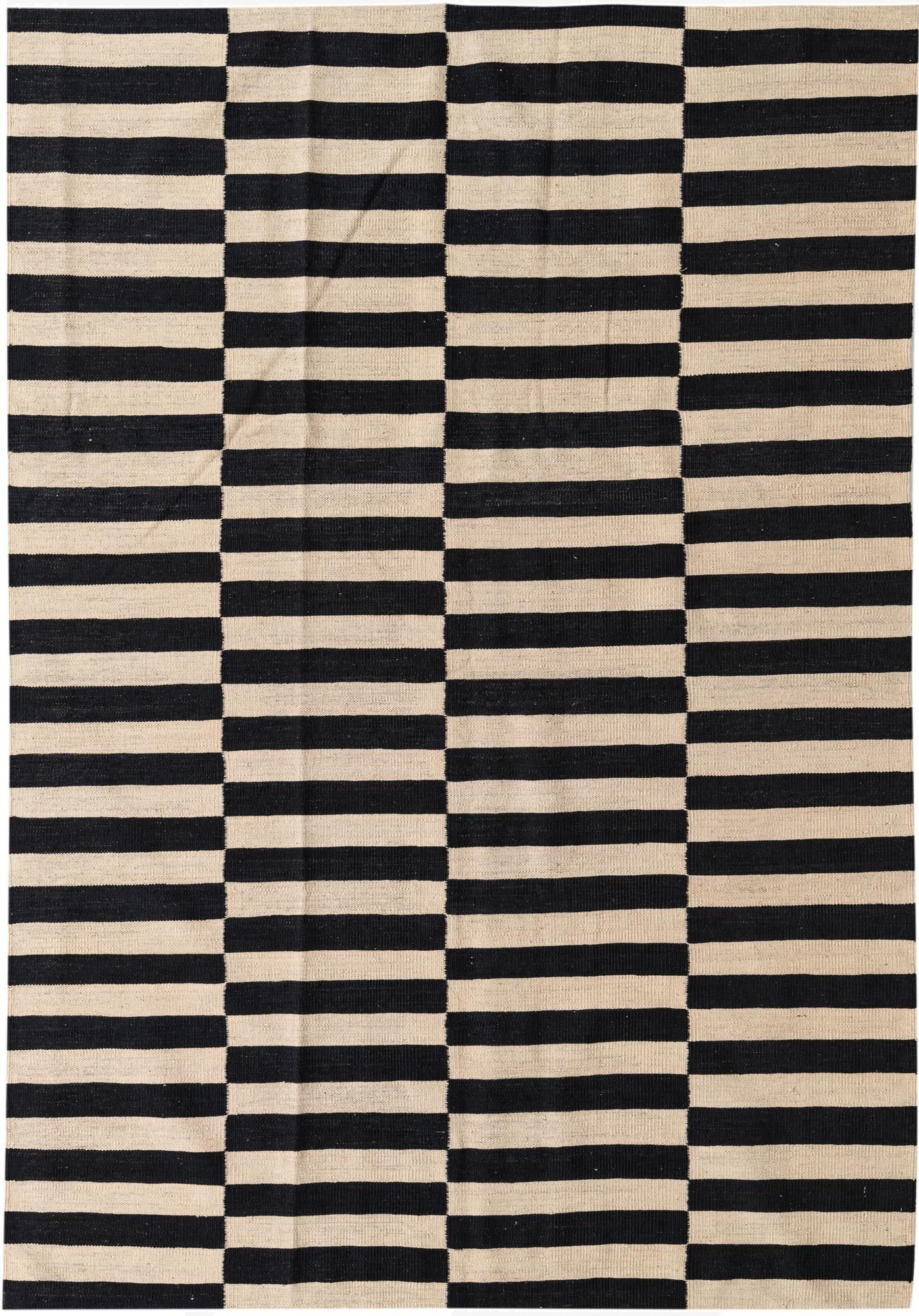  5' 8 x 7' 10  Hand Woven Kilim Modern Wool Rug