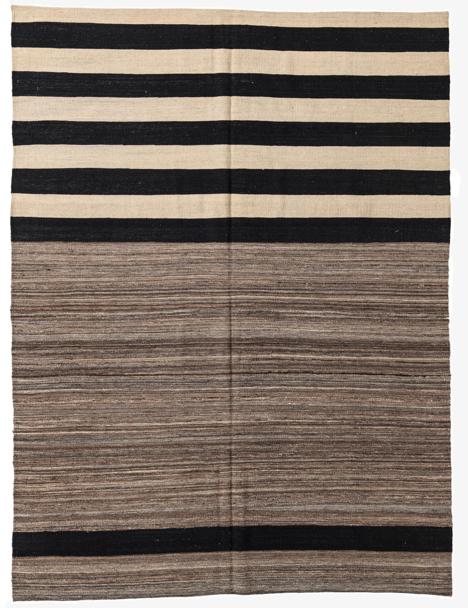  5' 10 x 7' 10  Hand Woven Kilim Modern Wool Rug
