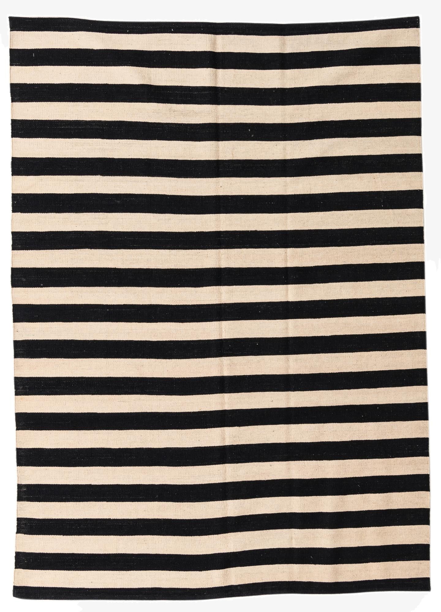  5' 6 x 7' 8  Hand Woven Kilim Modern Wool Rug