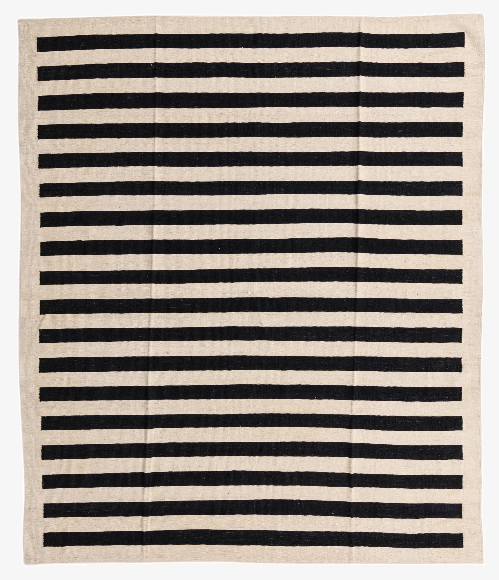  8' 3 x 9' 9  Hand Woven Kilim Modern Wool Rug