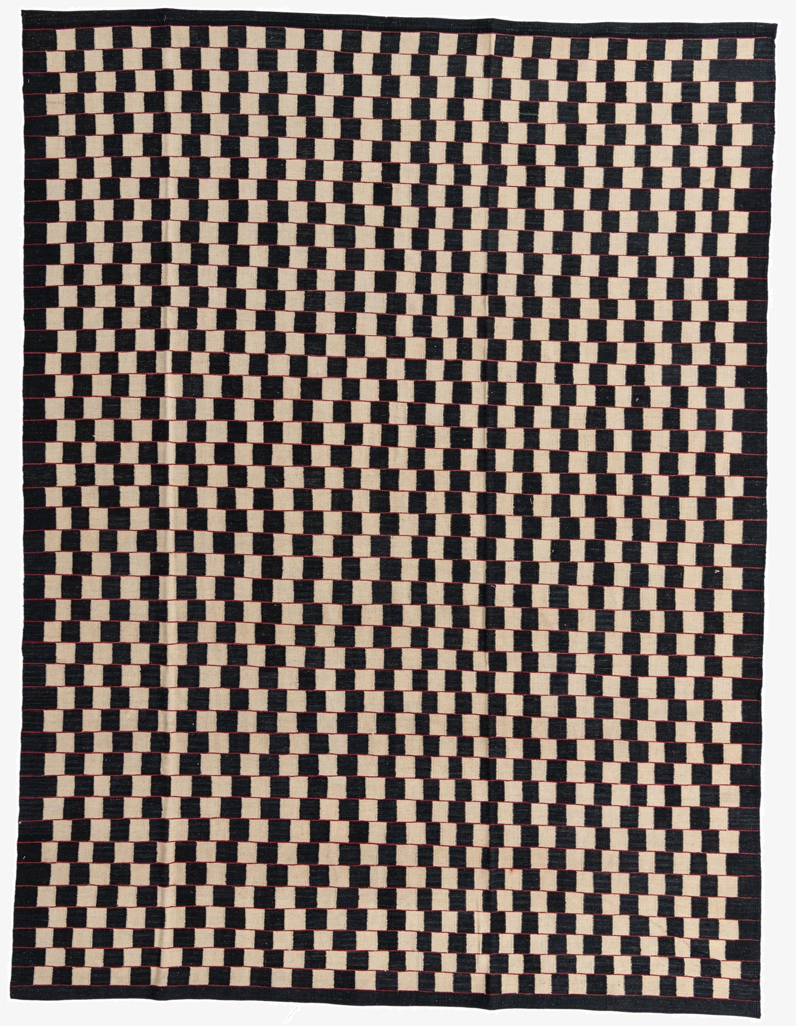  8' 5 x 11' 2  Hand Woven Kilim Modern Wool Rug
