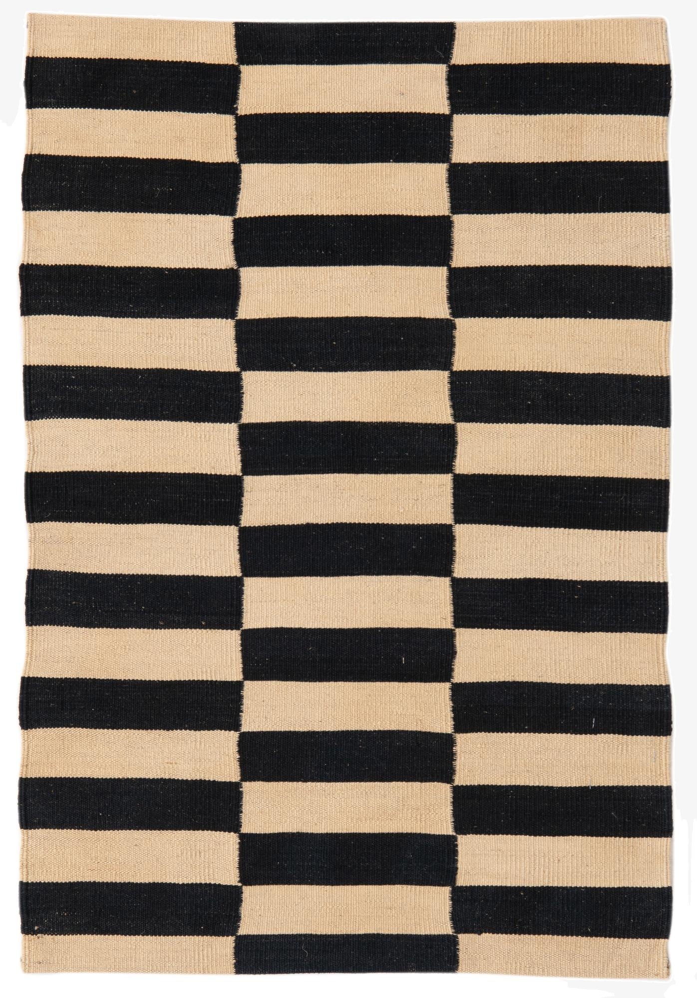  2' 8 x 3' 10  Hand Woven Kilim Modern Wool Rug