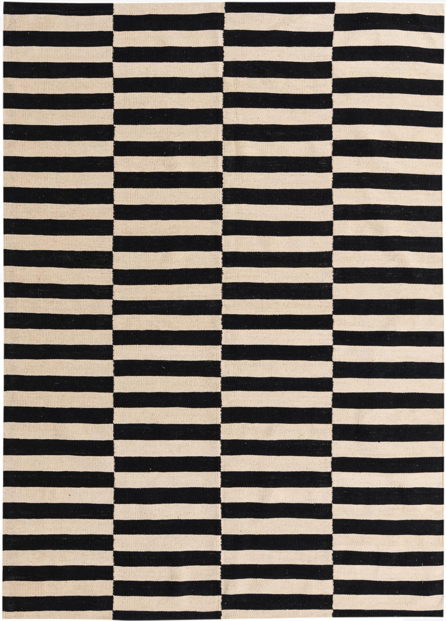  5' 8 x 7' 11  Hand Woven Kilim Modern Wool Rug