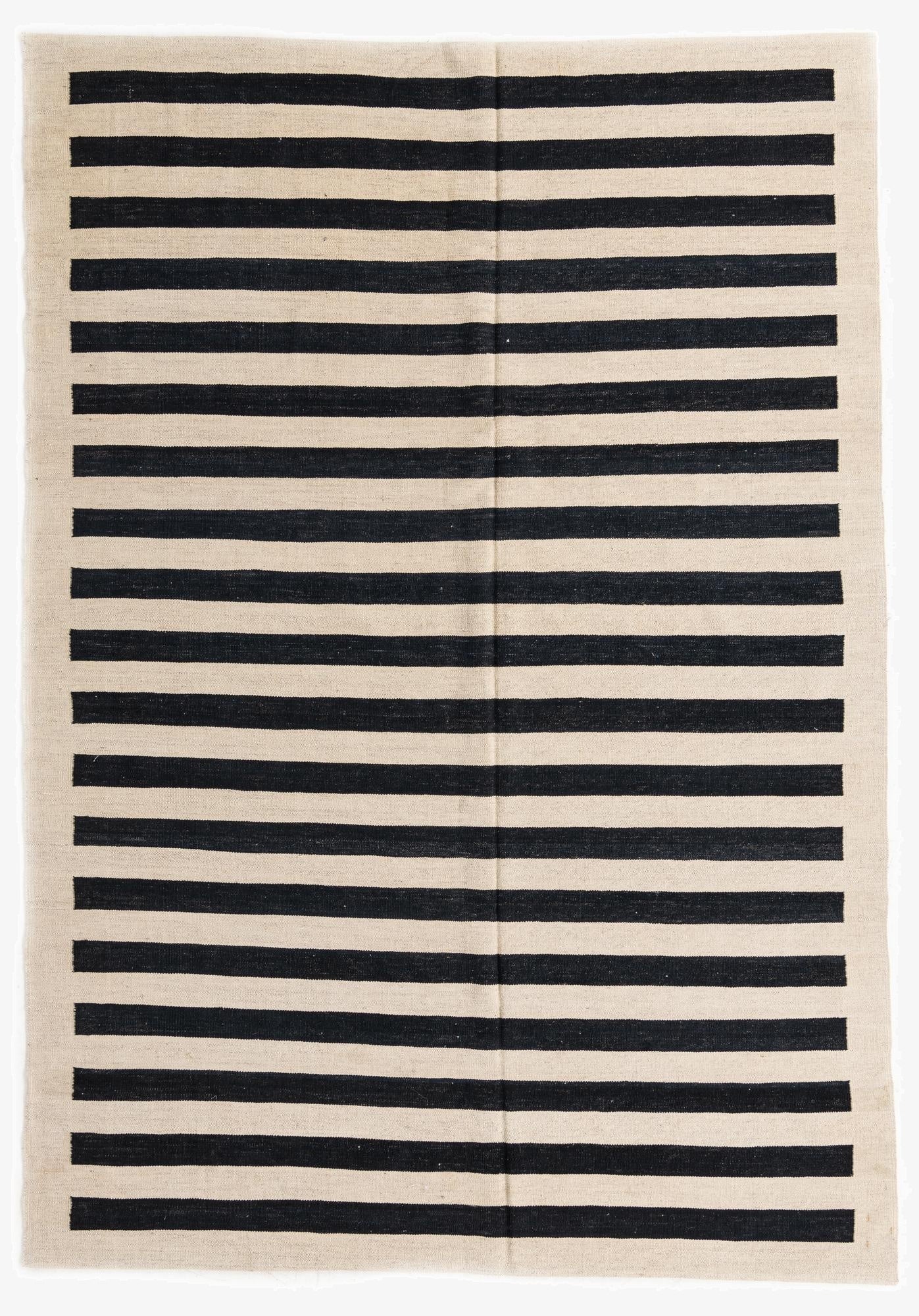  6' 9 x 9' 7  Hand Woven Kilim Modern Wool Rug