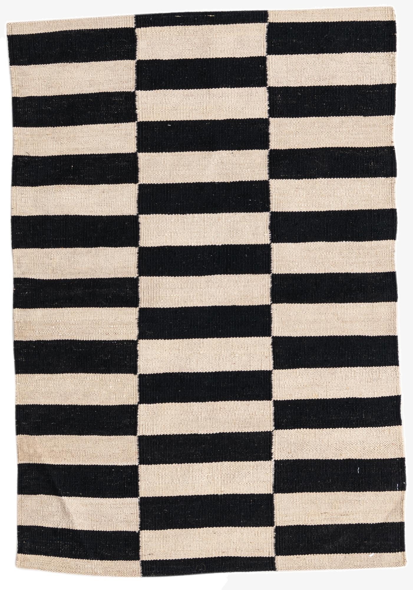  2' 7 x 3' 9  Hand Woven Kilim Modern Wool Rug