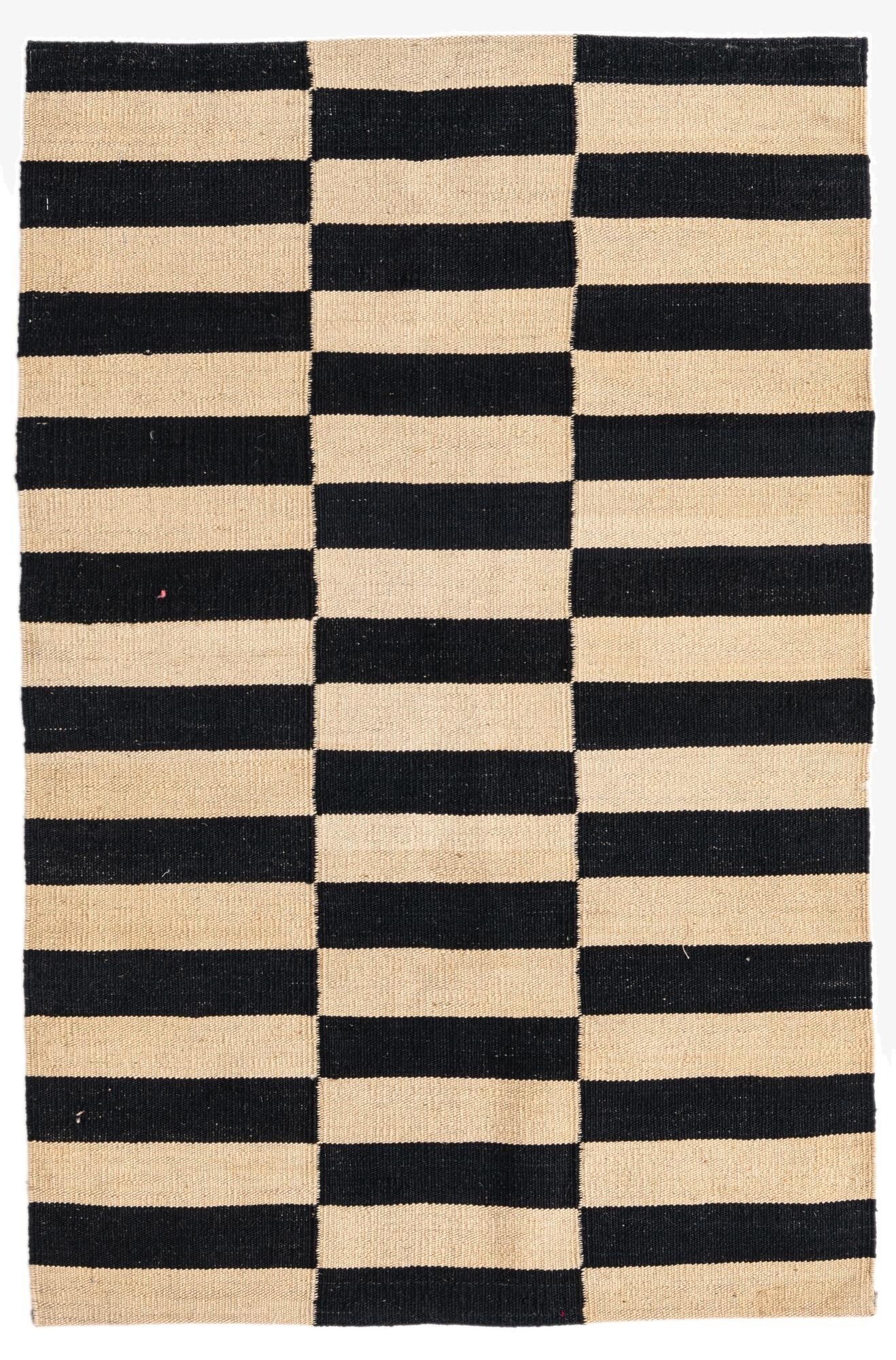  2' 8 x 4'  Hand Woven Kilim Modern Wool Rug